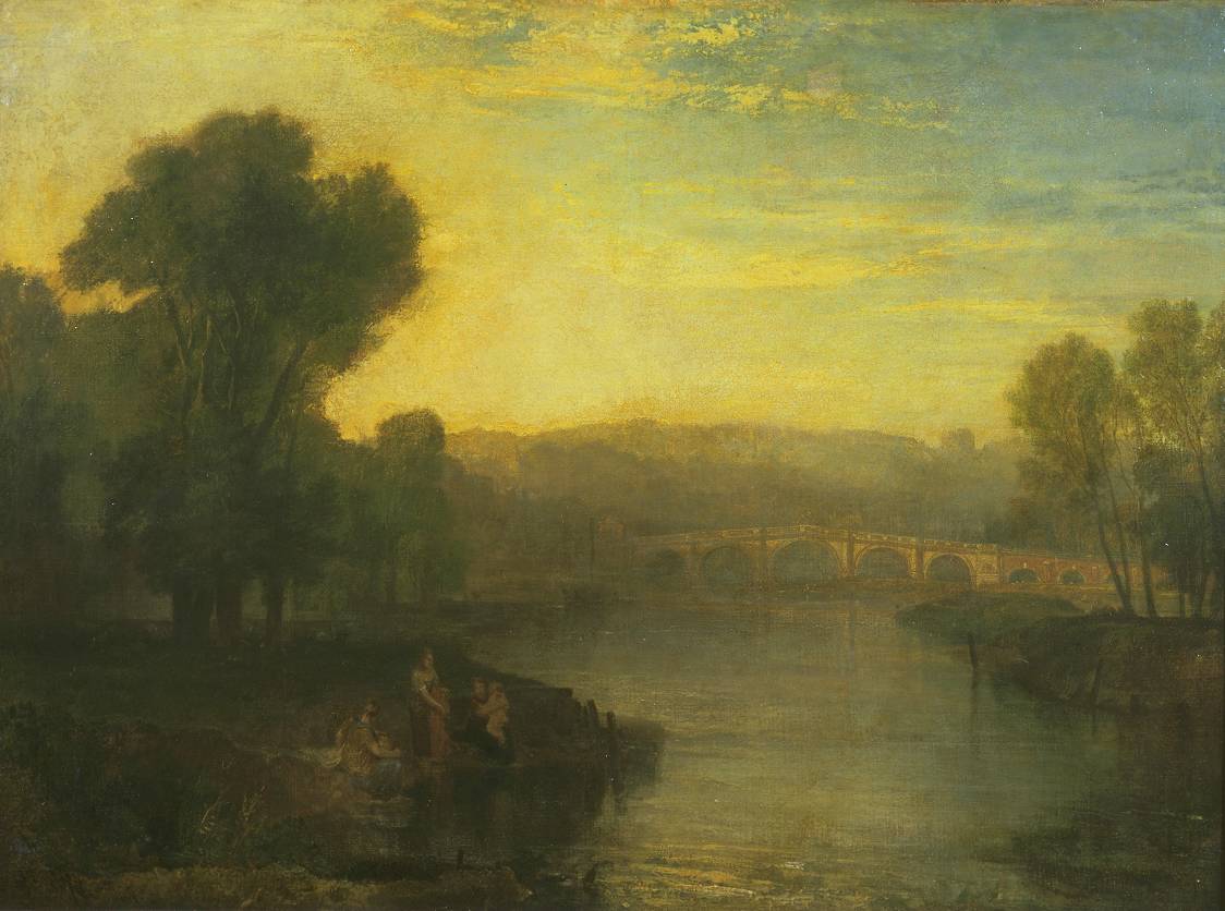 透納1808年的油畫《里奇蒙山和橋》