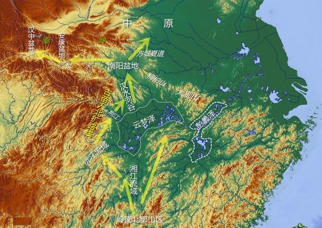 中國古今的湖泊變遷圖