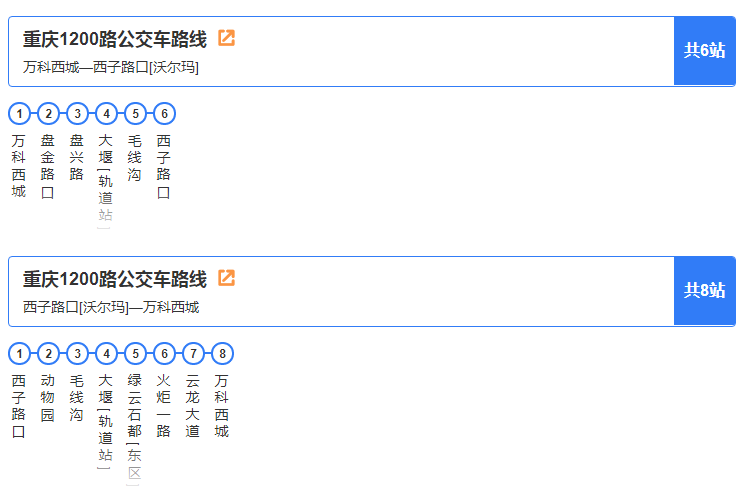重慶公交1200路 重慶公交1200路