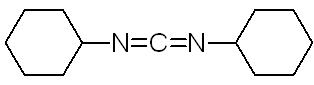 DCC(N,N&#39;-二環己基碳化二亞胺)結構式