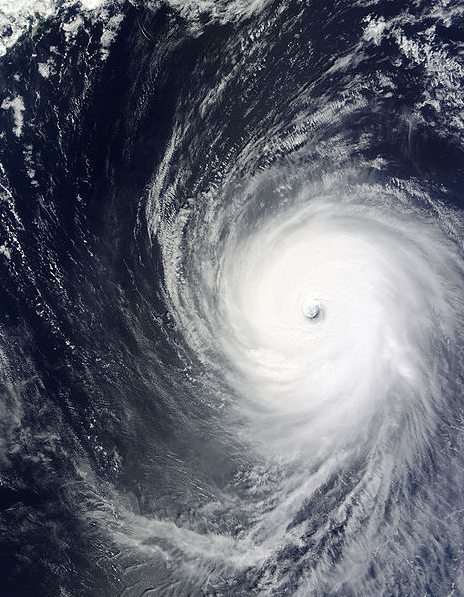 超強颱風茉莉 衛星雲圖