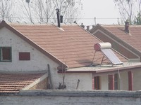 村民安裝使用太陽能