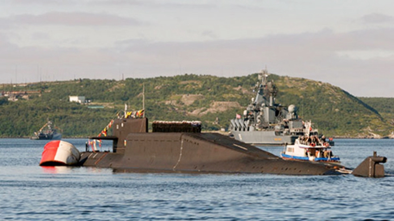圖為俄羅斯海軍D-IV級戰略核潛艇
