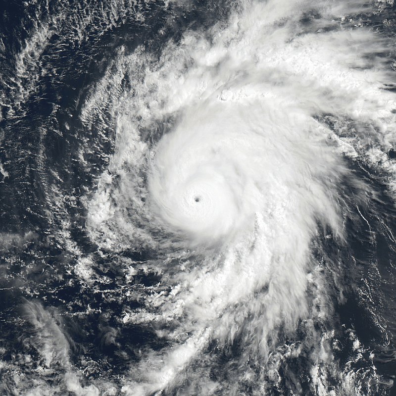 颶風埃里克 衛星雲圖