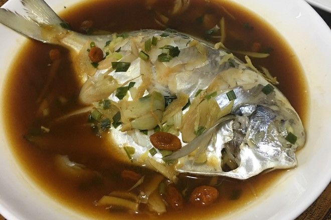 冬菇蒸鯧魚 冬菇蒸鯧魚