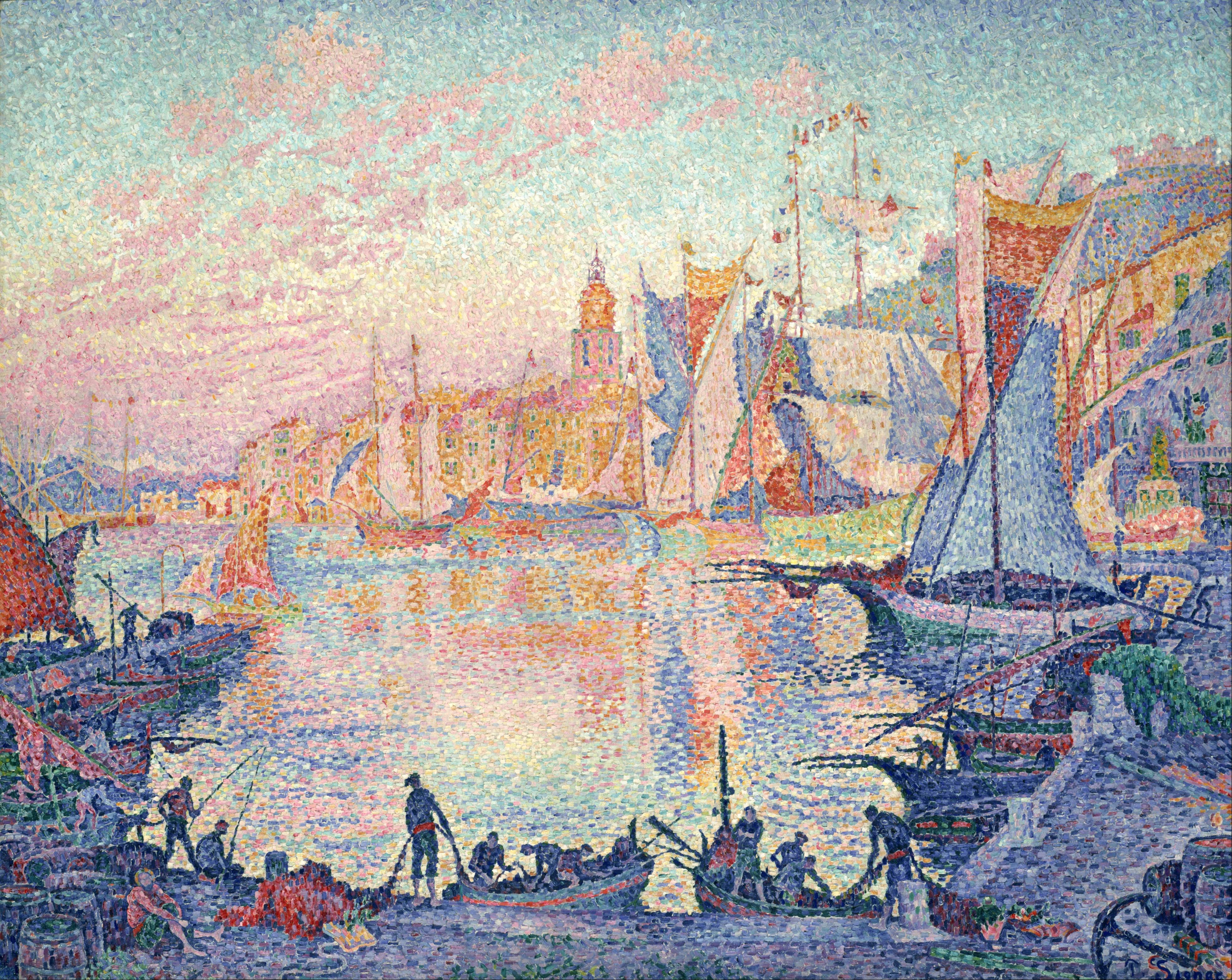 《聖特羅佩港口》（1901年）