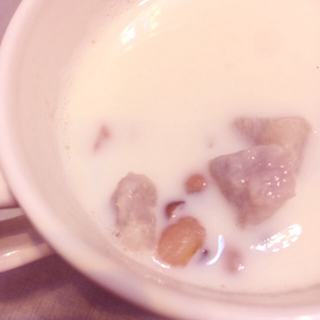 鮮芋薏米紅豆奶茶