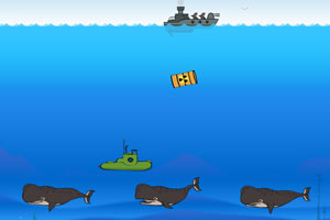 潛艇與鯨魚