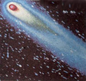 1986年3月6日宇宙飛船發回哈雷慧星照片