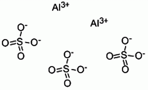 硫酸鋁化學結構式