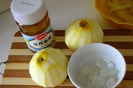 蜂蜜柚子茶“用料”