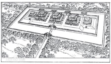 中山王陵墓規劃圖