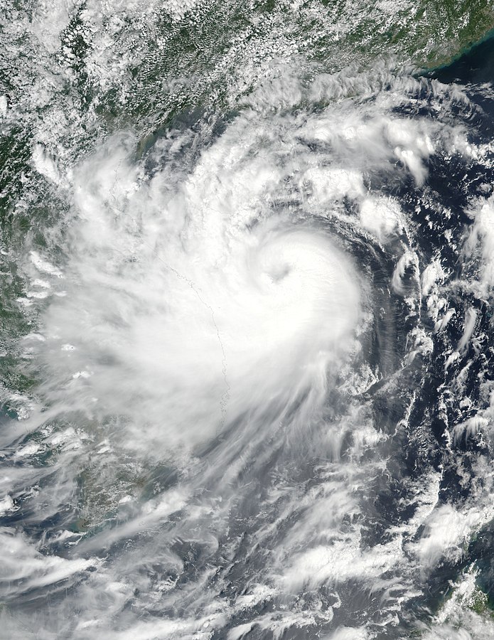 強颱風杜蘇芮 衛星雲圖