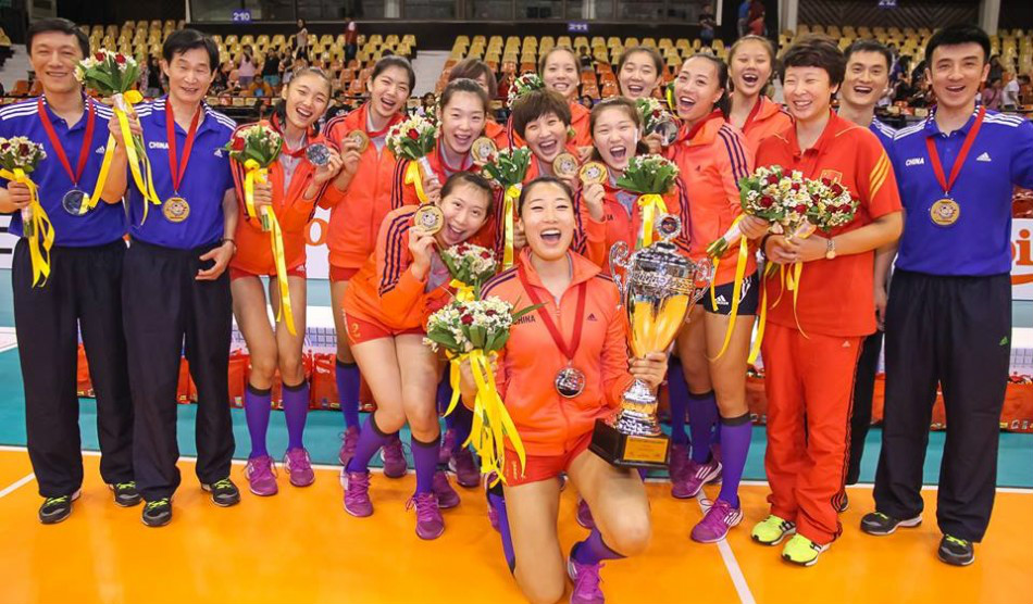 亞洲U23女排錦標賽中國隊奪冠