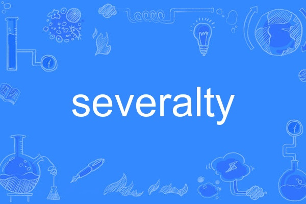severalty severalty