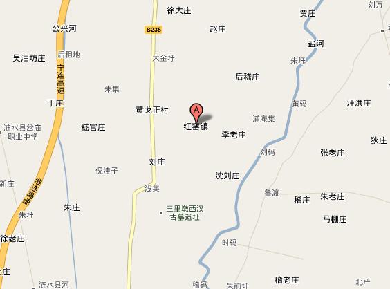 紅窯鎮區域地圖