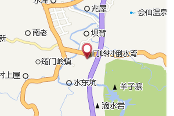 上倒水灣