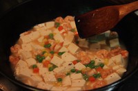 蝦仁豆腐煲