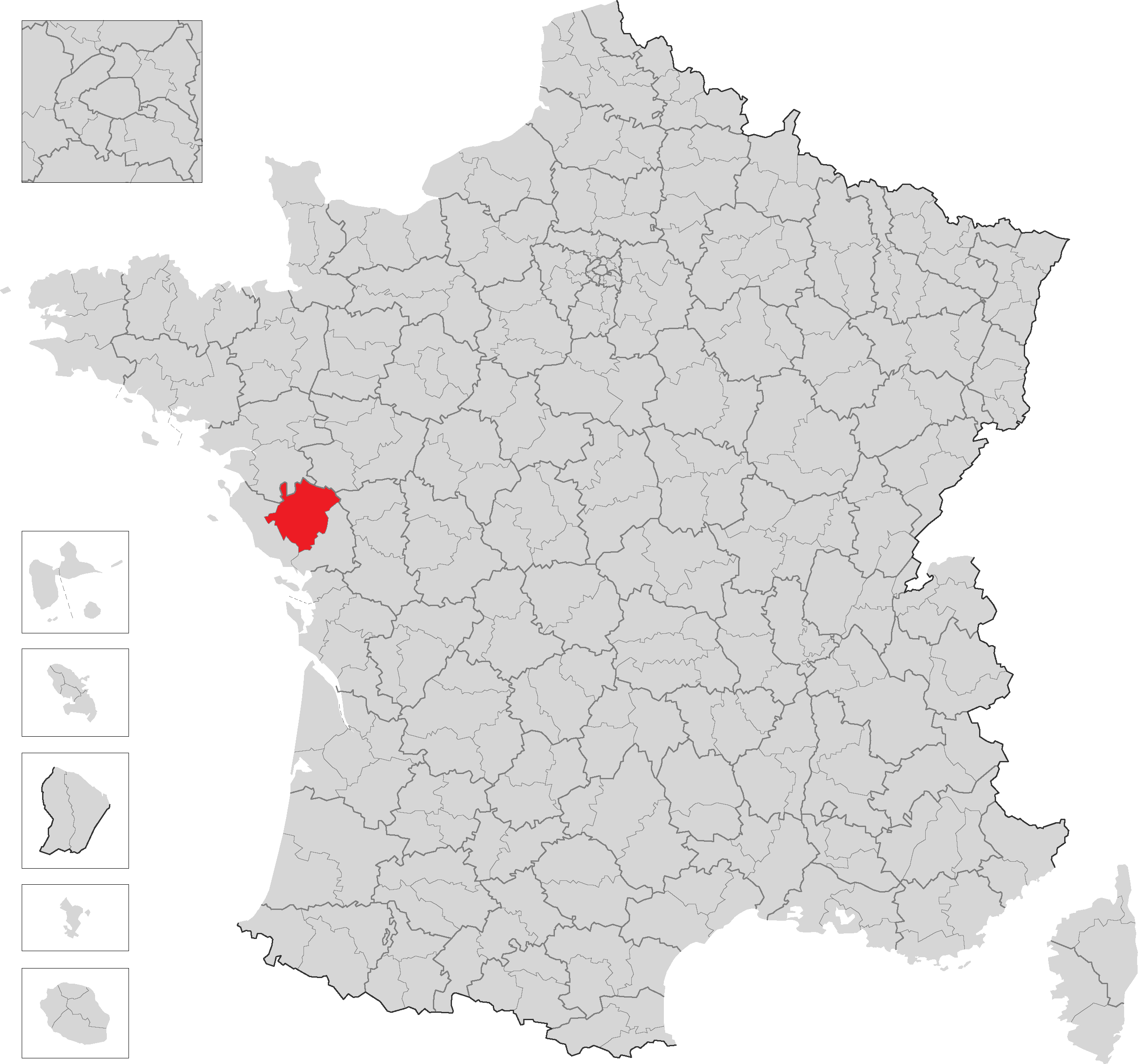 拉羅什地區在法國的位置