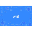 writ writ