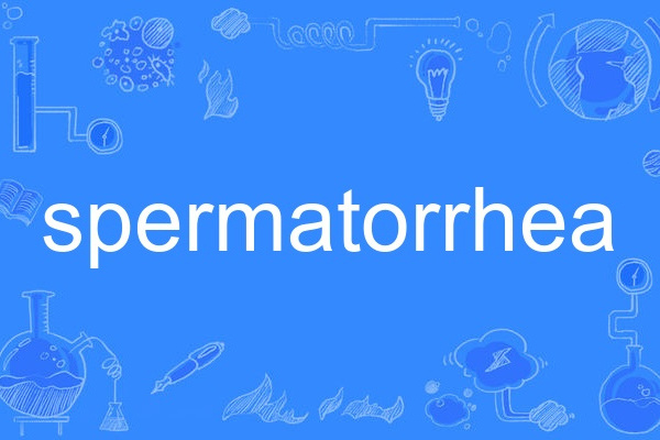 spermatorrhea spermatorrhea