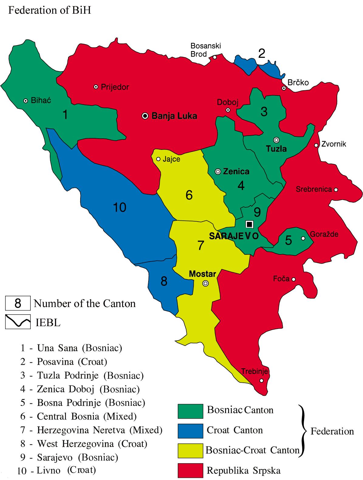 波士尼亞和黑塞哥維那(波士尼亞和黑塞哥維那聯邦)