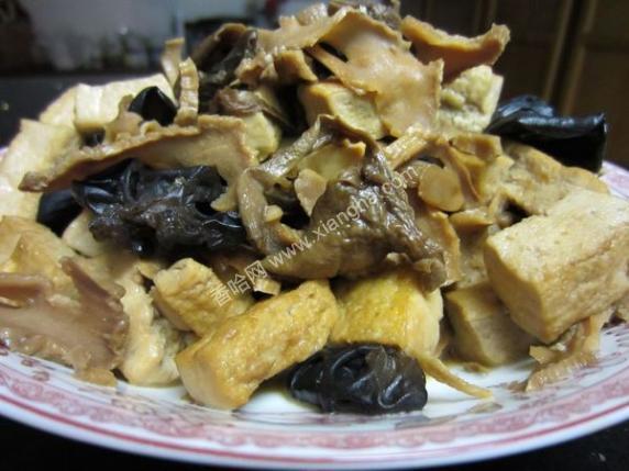 水筍豆腐 水筍豆腐