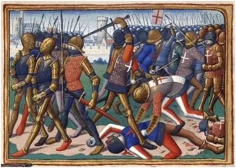 中世紀手抄本上的克拉旺戰役