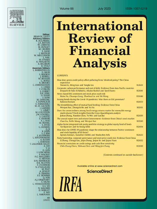 International Review of Financial Analysis International Review of Financial Analysis