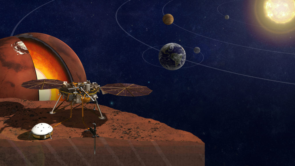 “洞察”號火星無人著陸探測器