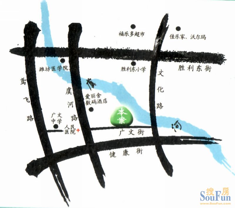 江南怡景交通圖