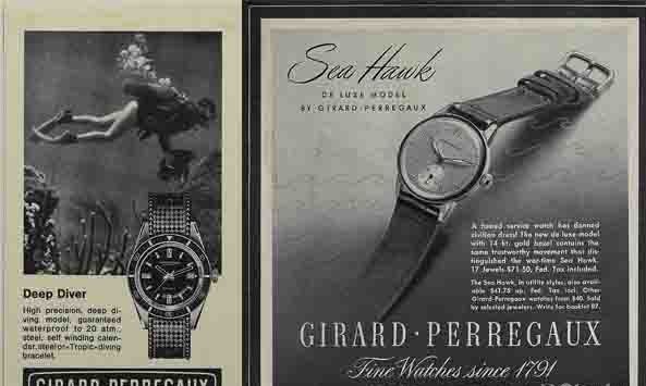 GP芝柏表第一代潛水錶歷史照片