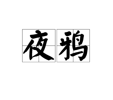 夜鴉(一種鳥類) 夜鴉(一種鳥類)
