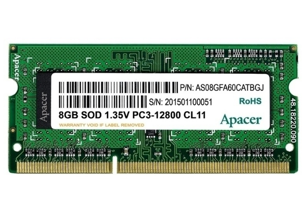 宇瞻SODIMM 16GB DDR3 1600 宇瞻SODIMM 16GB DDR3 1600