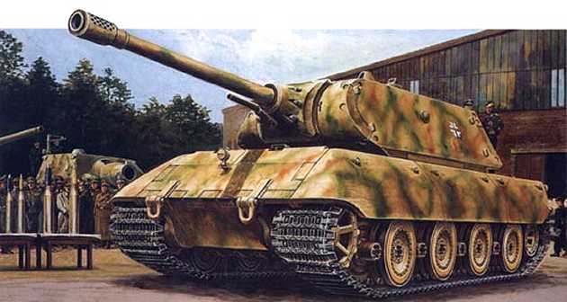 E-100坦克想像圖
