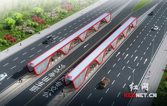 萬家麗路公交BRT規劃圖
