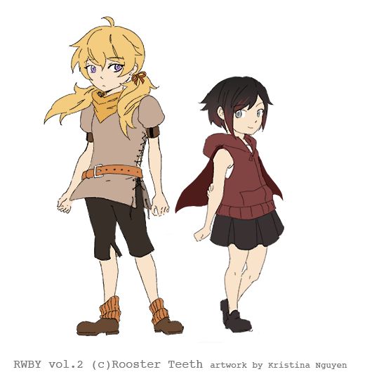 小時候的Ruby和Yang（概念圖）