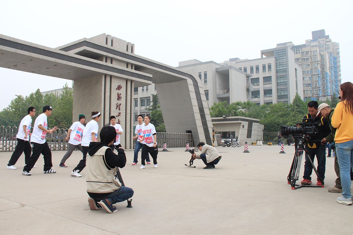 舞蹈戲份拍攝-西安理工大學曲江校區場景
