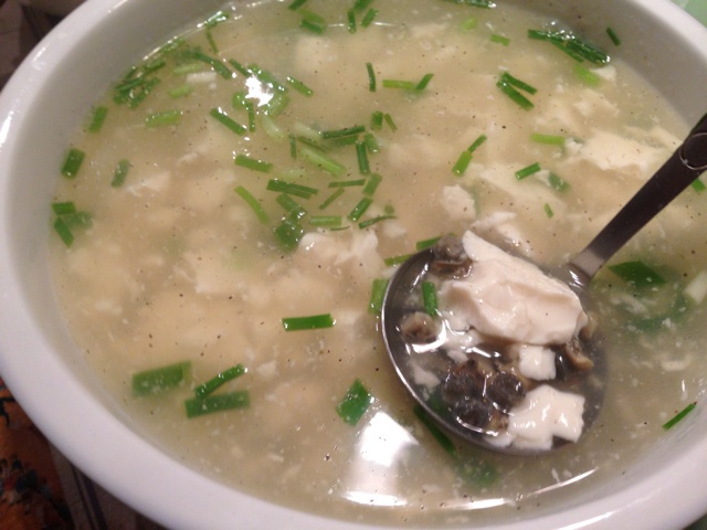 螺絲豆腐湯