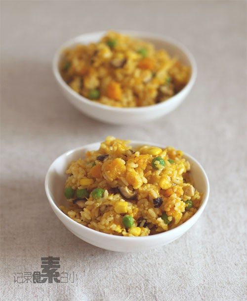 南瓜醬炒飯 南瓜醬炒飯