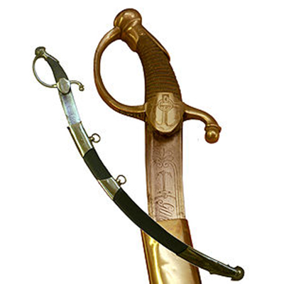 軍刀(刃身彎曲的單刃刀)