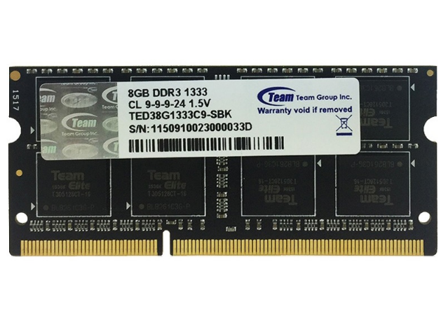 Team 8GB DDR3 1333(TED38G1333C9-SBK) Team 8GB DDR3 1333(TED38G1333C9-SBK)