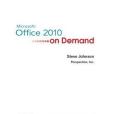 Microsoft Office 2010 on Demand Microsoft Office 2010 on Demand