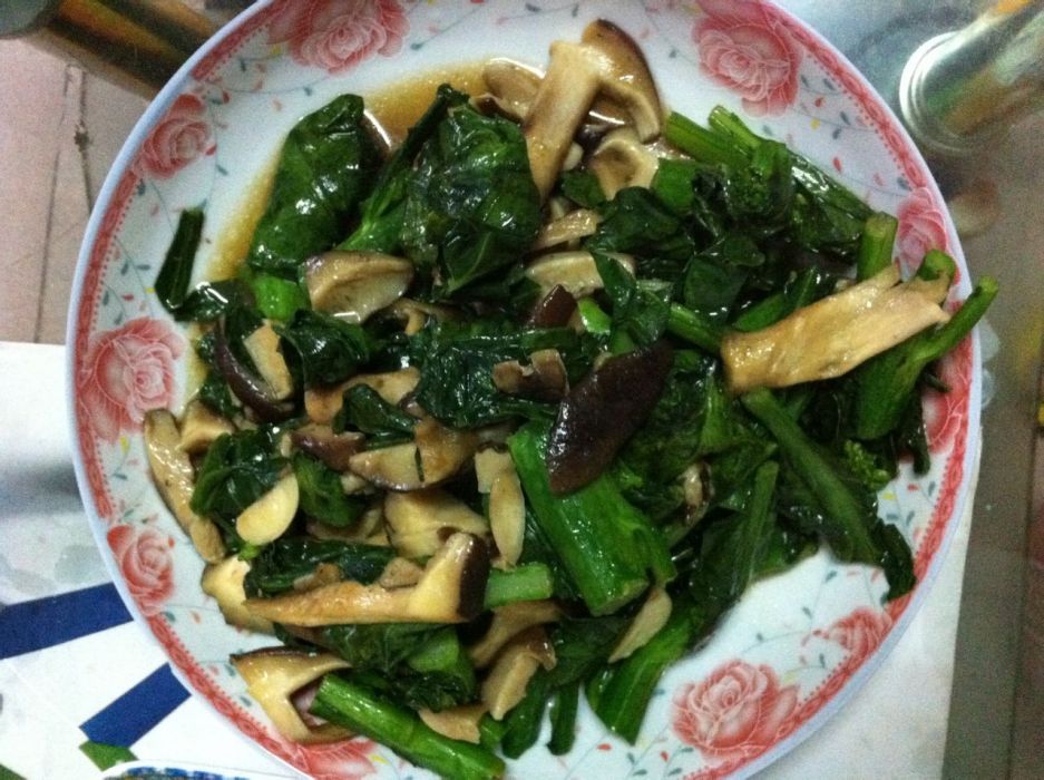 香菇炒芥藍 香菇炒芥藍