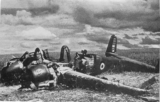 被德軍高炮擊落的 Br.693