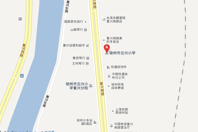 徐州市雲興國小百度地圖