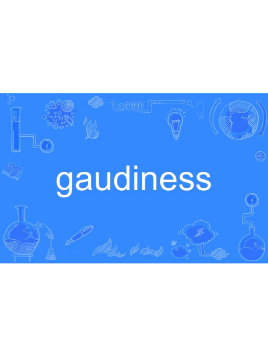 gaudiness gaudiness