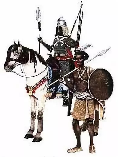 衣索比亞騎士與平民步兵
