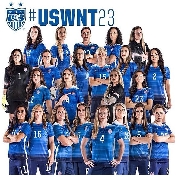 美國女足2015女足世界盃23人