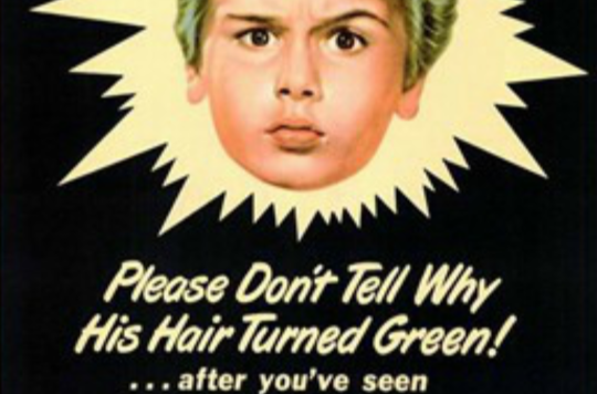 綠頭髮男孩
